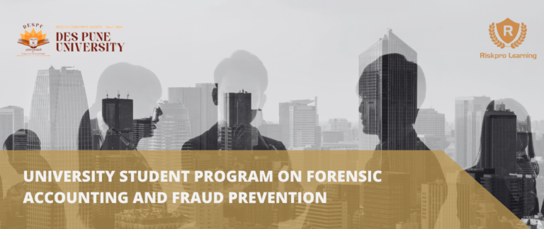 DES Pune University Student Program on Forensic Accounting and Fraud Prevention