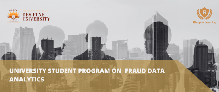 DES Pune University Student Program on Certification Course in Fraud Data Analytics